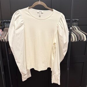 COS Cream Puff Sleeve Blouse